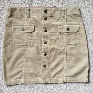TH Corduroy Mini Skirt